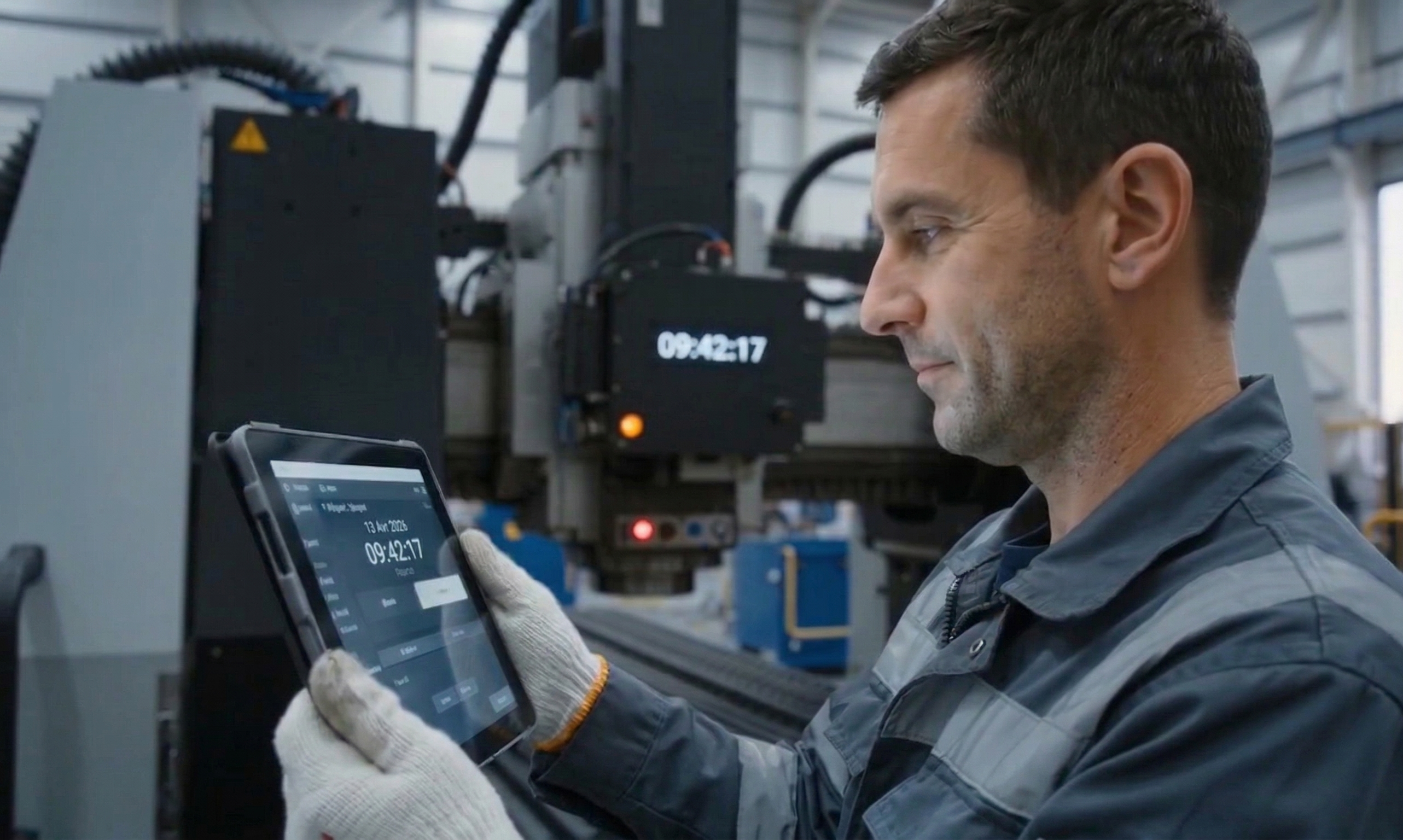 Interface KORS sur tablette industrielle